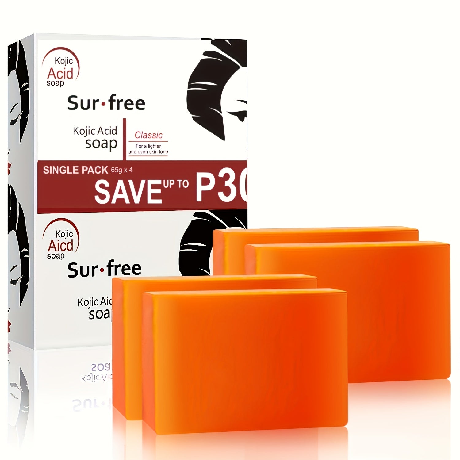 4pcs Kojic Acid Soap, Moisturizing And Improve Light Beige, for Women Men Face Body CareKojic Acid Soap, Moisturizing And Improve Light Beige, for Women Men Face Body Care